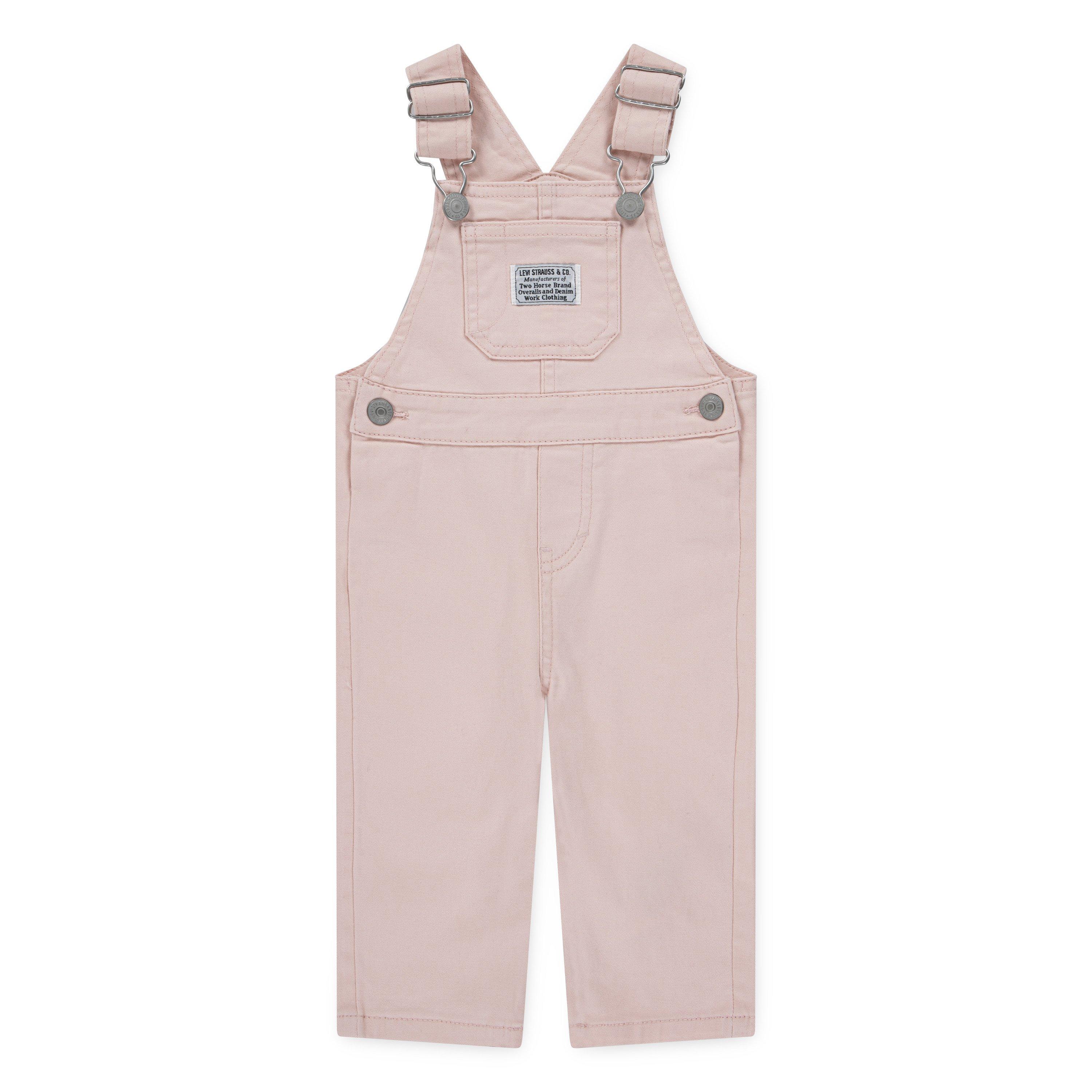 Levi's Twill Infant Boys' Pink Denim Overalls - PINK